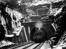 London Midland and Scottish Railway main line at Bradway tunnel