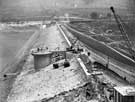 Construction of Ladybower reservoir and dam