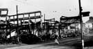 Unidentified Sheffield shops after an air raid