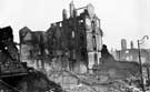 Unidentified buildings after an air raid