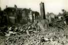 View: u08277 Vestry Hall, West Bar after an air raid