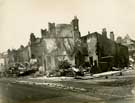 Unidentified street after an air raid