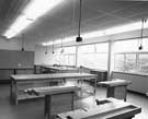Granville College, Granville Road. Woodworking classroom