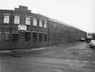 View: u08423 Thos. C. Hurdley and Co. Ltd., Baltic Steelworks, Effingham Road showing Bacon Lane elevation to the canal bridge