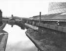 Sheffield and Tinsley Canal showing Effingham Street gas holder to the right Sheffield and Tinsley Canal showing Effingham Street gas holder to the right