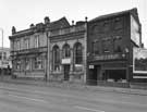 Attercliffe Road, showing Yorkshire Bank and Hartley and Son Ltd, printers and stationers.