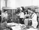 View: u08613 Making of the library film, 'Books and Beyond' in the Local Studies Library, Central Library, Surrey Street