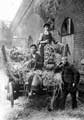 Unspecified group of banana sellers on cart Unspecified group of banana sellers on cart