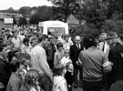 South Yorkshire County Council Country Fair at Worsbrough Country Park with Worzel Gummidge (far right) entertaining the children.
