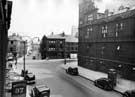 Surrey Street from the Town Hall looking towards the Central Library
