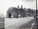 Frontage of property on junction of Main Road and Catcliffe Road, Darnall