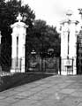 Godfrey Sykes gates at entrance to Weston Park, Western Bank