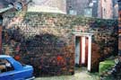 Privies in the yard of Butcher Works, Arundel Street