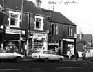 Shops on Ecclesall Road showing (l. to r.) No. 840 H. H. and J. Briddon, confectioners; No. 838 G. and E. M. Kent, newsagents; No. 836 Mower Services, lawn mower repairers and No. 834 Choi Kee, chop suey bar Shops on Ecclesall Road showing (l. to r.) No. 840 H. H. and J. Briddon, confectioners; No. 838 G. and E. M. Kent, newsagents; No. 836 Mower Services, lawn mower repairers and No. 834 Choi Kee, chop suey bar