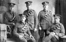Group of World War 1 soldiers connected to a branch of the Rhodes family
