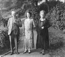 Dora Rhodes (centre), a well-known Yorkshire contralto singer, with her parents Emma and John Thomas Rhodes.