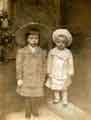 View: u09658 Dorothy Caroline Barr and her brother Harold Frederick Barr at 615 Ecclesall Road, October 1903