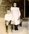 Dorothy Caroline Barr and her brother Harold Frederick Barr, August 1906