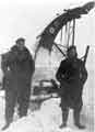 RAF airmen clearing the snow at Beighton in 1947