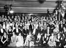 T. B. and W. Cockayne Ltd., department store, Nos. 1 - 13 Angel Street. Staff probably gathered together for the store's Centenary Ball, 1929