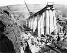 Derwent Reservoir under construction