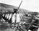 Derwent Reservoir under construction
