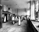 Preparing food for the canteen at Vickers Ltd River Don Works
