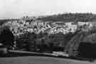 Gleadless Valley Estate showing Holy Cross Church (centre), Spotswood Mount