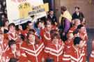 Procession of competitors at the Special Olympics, Don Valley Stadium, Worksop Road