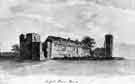 View: u10163 Engraving of Manor House Ruins, Manor Lane c.1820
