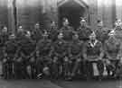 Military group from Ambrose Shardlow Co.Ltd., crankshaft manufacturers, Ealing Works, Grange Mill Lane