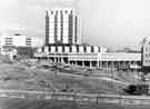 View: u10260 Construction of Charter Square and Grosvenor House Hotel (left)