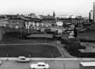 View of Devonshire Green from Fitzwilliam Street showing Eldon Street (top left)