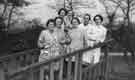 Teachers from East Hut after the Blitz, Maud Maxfield School for the Deaf, East Bank Road,  Formerly East Hill House 