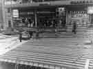View: u10340 Construction of Castle Square and Hole in the Road at junction of Arundel Gate and High Street (right)