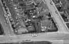 Aerial view of Sheffield, Far Lane across bottom, Dorothy Road left and Garry Road right, Hillsborough