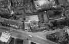 Aerial view of (right) Minto Road and (bottom) Middlewood Road, Hillsborough showing (l.to r.) Doreen Swift, milliners, (No.87 Middlewood Road) and Hillsborough Electrical Co.
