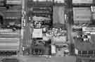 Aerial view of Johnson Street and Nursery Lane showing (centre) George Marshall (Power Tools) Ltd (No.18 Johnson Street)