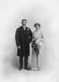 Unidentified Rolley family wedding couple