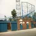 Spion kop and turnstile entrances at Hillsborough football ground