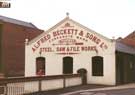 Part of Alfred Beckett and Sons Ltd., steel saw and file works, Brooklyn Works, Ball Street