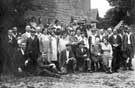 Sheffield Clarion Ramblers at an unknown location.