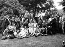 Sheffield Clarion Ramblers, taken at Wetton on the Dove Dale Ramble, 20th June 1937