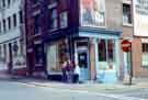 Shirley Anne Gentle nee Barber outside No. 79 Carver Street which her parents Arthur and Lily Barber ran as a grocery store in the late 1940s/50s.