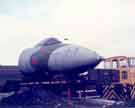 Part of a Vulcan Bomber aeroplane at Coopers (Metals) Ltd, Cardigan Works, Brightside Lane