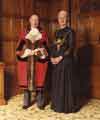 Councillor Dr Peter Morgan Newton Jones, Lord Mayor and Mrs Kathleen Jones, JP., Lady Mayoress, 1983-84