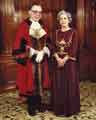 Councillor George Roy Munn, Lord Mayor and Mrs Jean Munn, Lady Mayoress, 1984-85