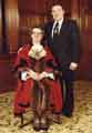 Councillor Mrs Dorothy Walton, JP., Lord Mayor and Mr James Walton, Lord Mayor's Consort, 1985-86