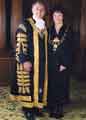 Councillor Peter Price, Lord Mayor and Mrs Janet Price, Lady Mayoress, 1996-1997
