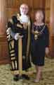 Councillor Peter Rippon, Lord Mayor and Mrs Susan Rippon, Lady Mayoress, 2014-2015